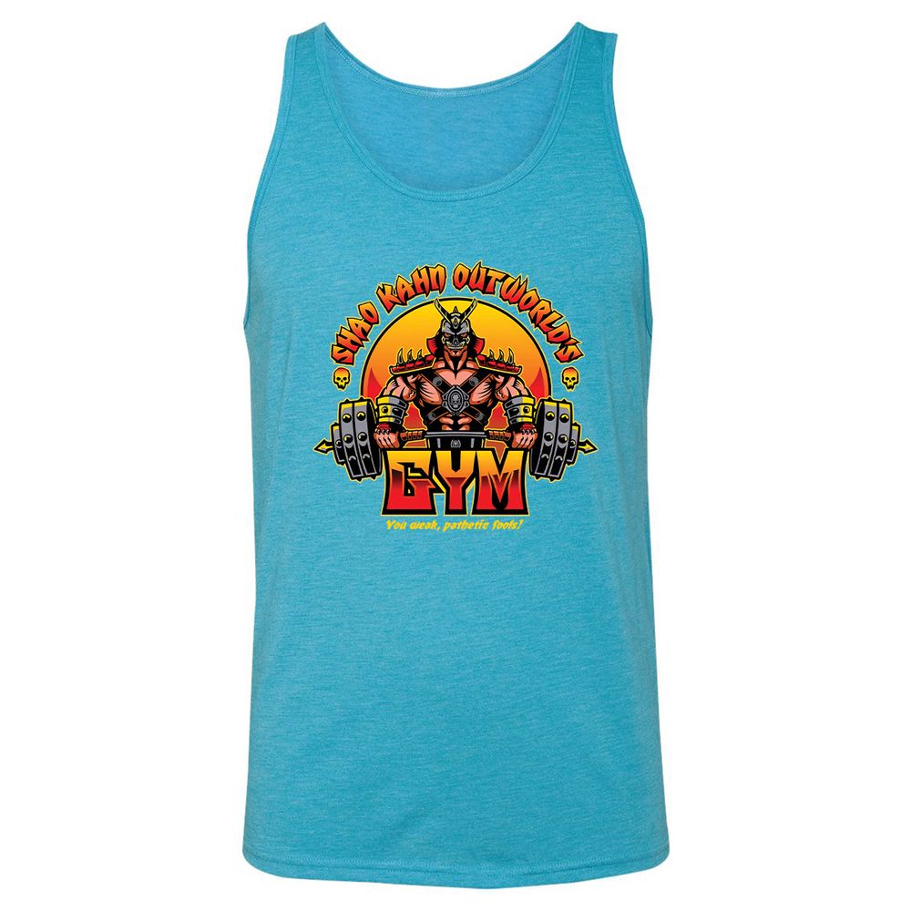 Unisex Jersey Tank - 9GTW97D1 - Aqua Triblend - 3