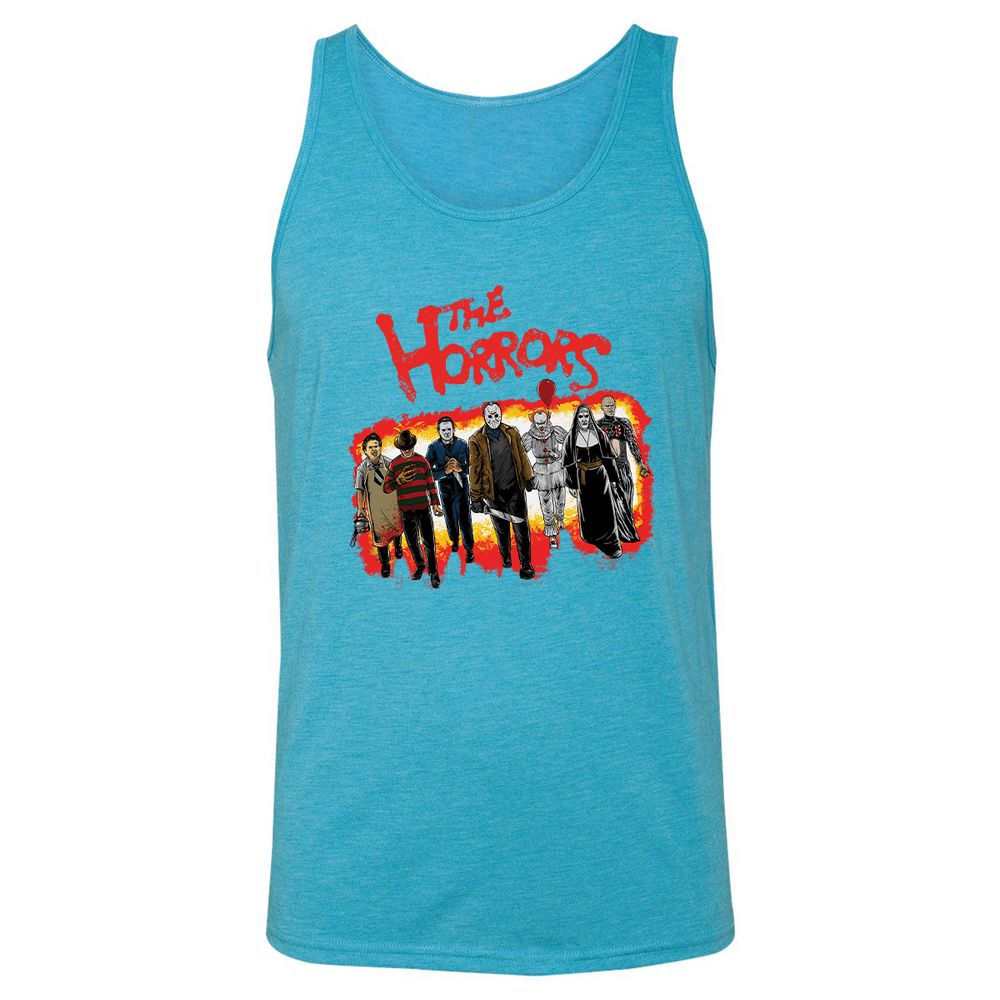 Unisex Jersey Tank - 26Z8MK35 - Aqua Triblend - 3