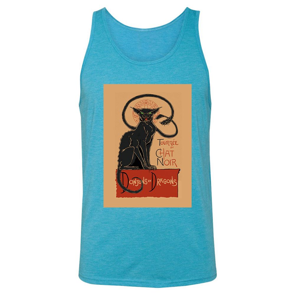 Unisex Jersey Tank - WV25UKDH - Aqua Triblend - 3