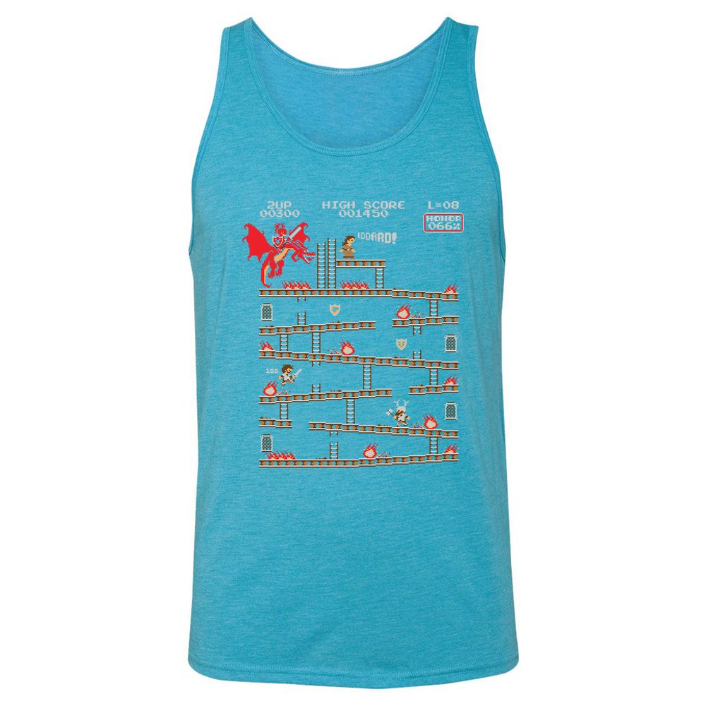 Unisex Jersey Tank - B4NC4TLJ - Aqua Triblend - 3