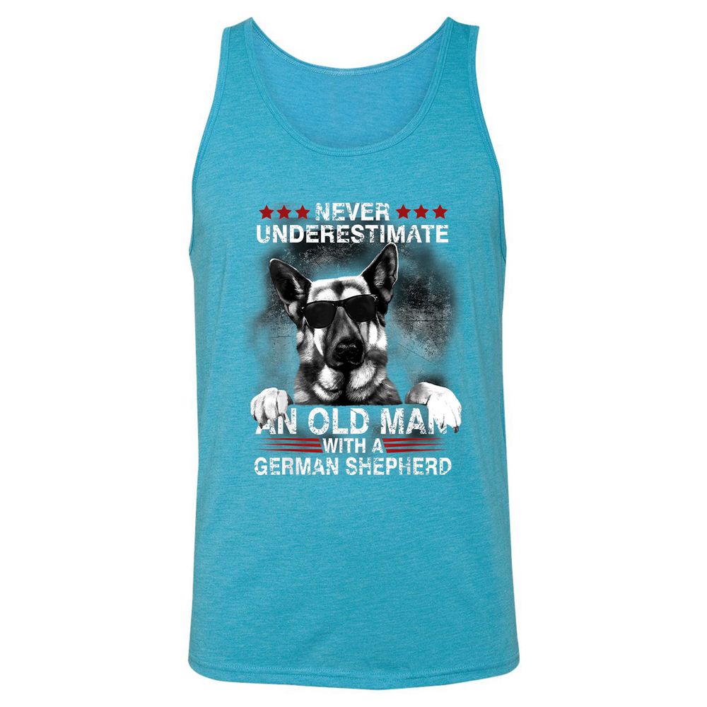 Unisex Jersey Tank - MG8LD7Z2 - Aqua Triblend - 3