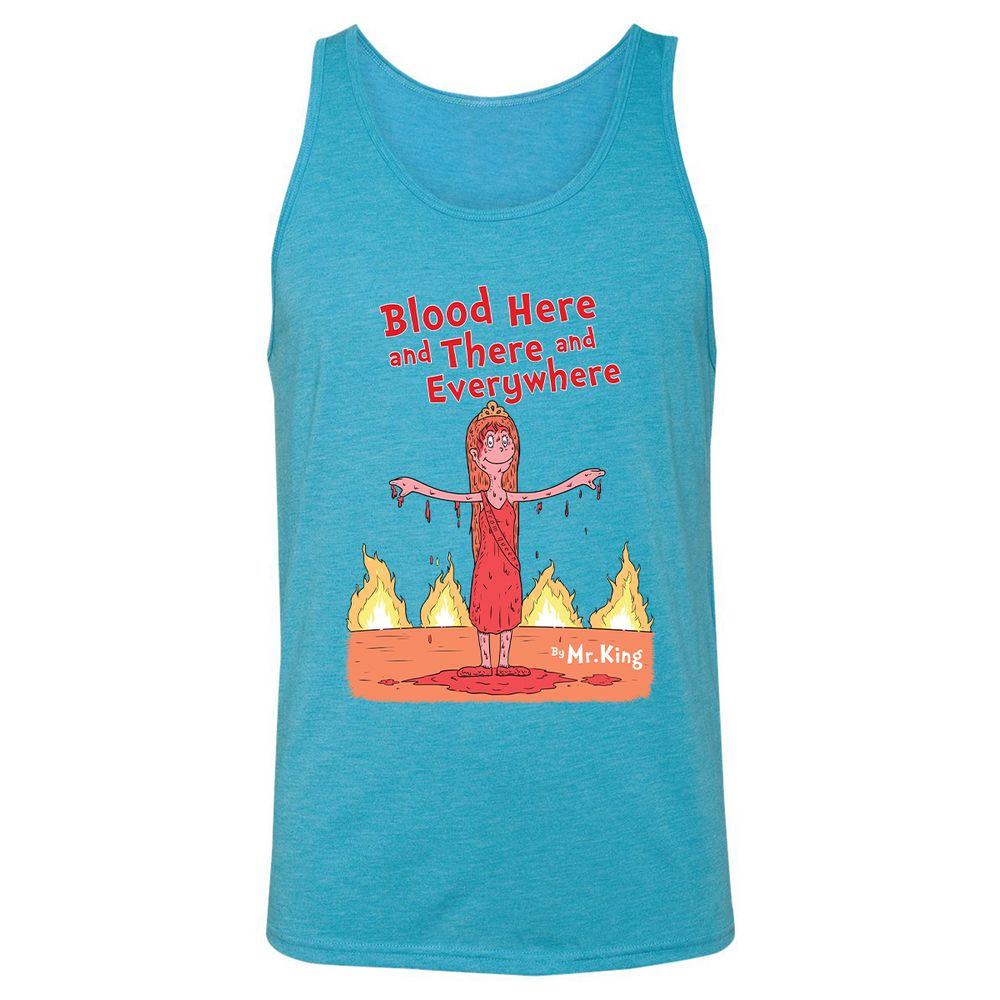 Unisex Jersey Tank - EBVVGR2C - Aqua Triblend - 3