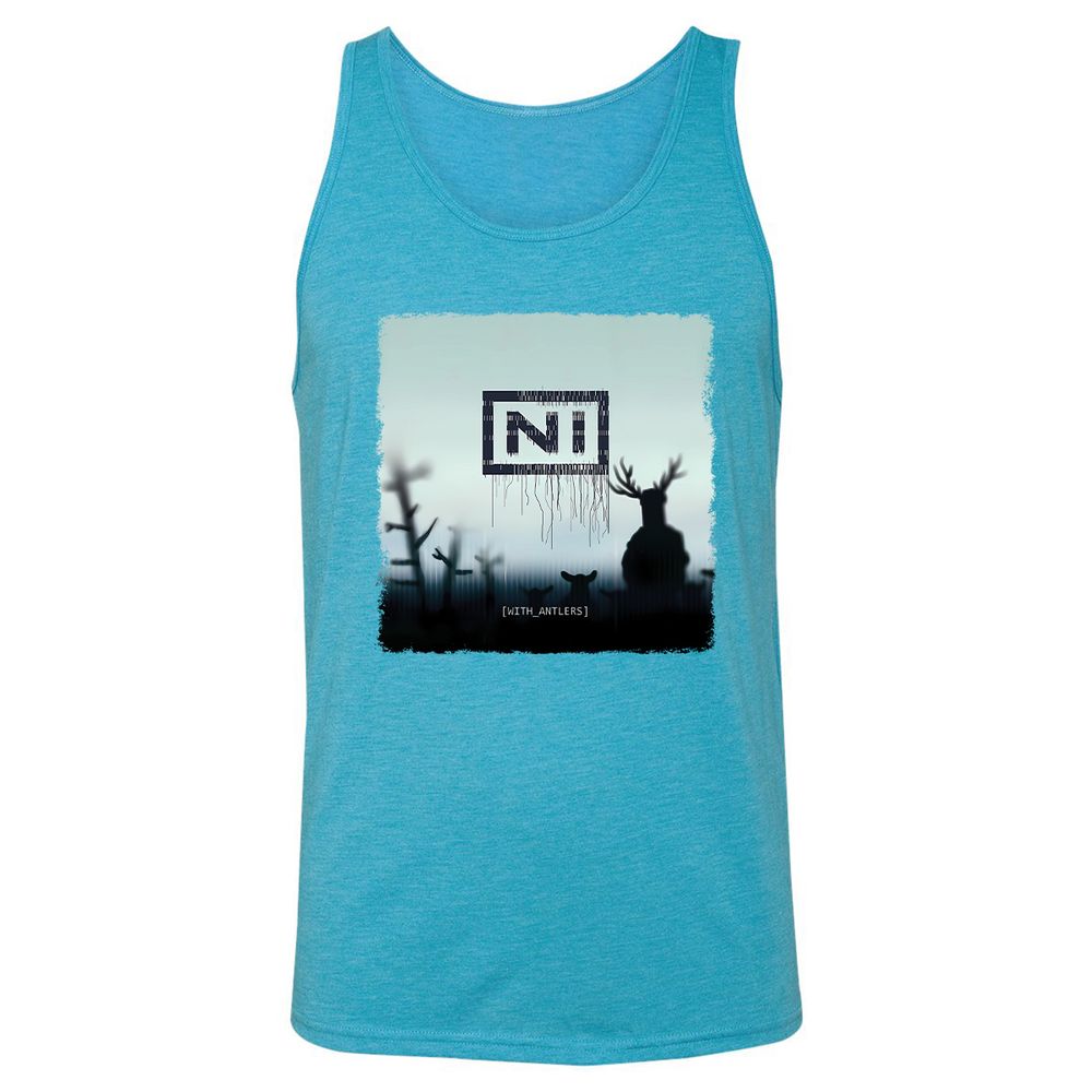 Unisex Jersey Tank - PZQA9QM8 - Aqua Triblend - 3