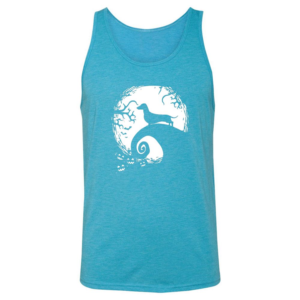 Unisex Jersey Tank - 5MLV16GW - Aqua Triblend - 3