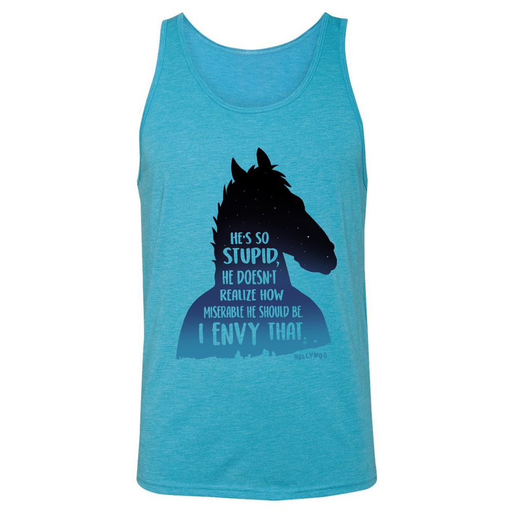 Unisex Jersey Tank - 1MSPRJLF - Aqua Triblend - 3