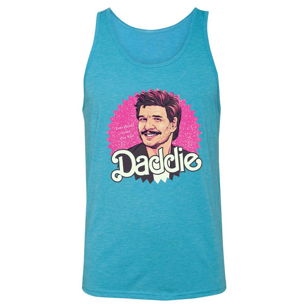 Unisex Jersey Tank - WKKCYU85 - Aqua Triblend - 3