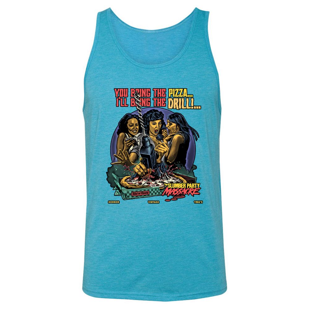 Unisex Jersey Tank - YQXHK8HD - Aqua Triblend - 3