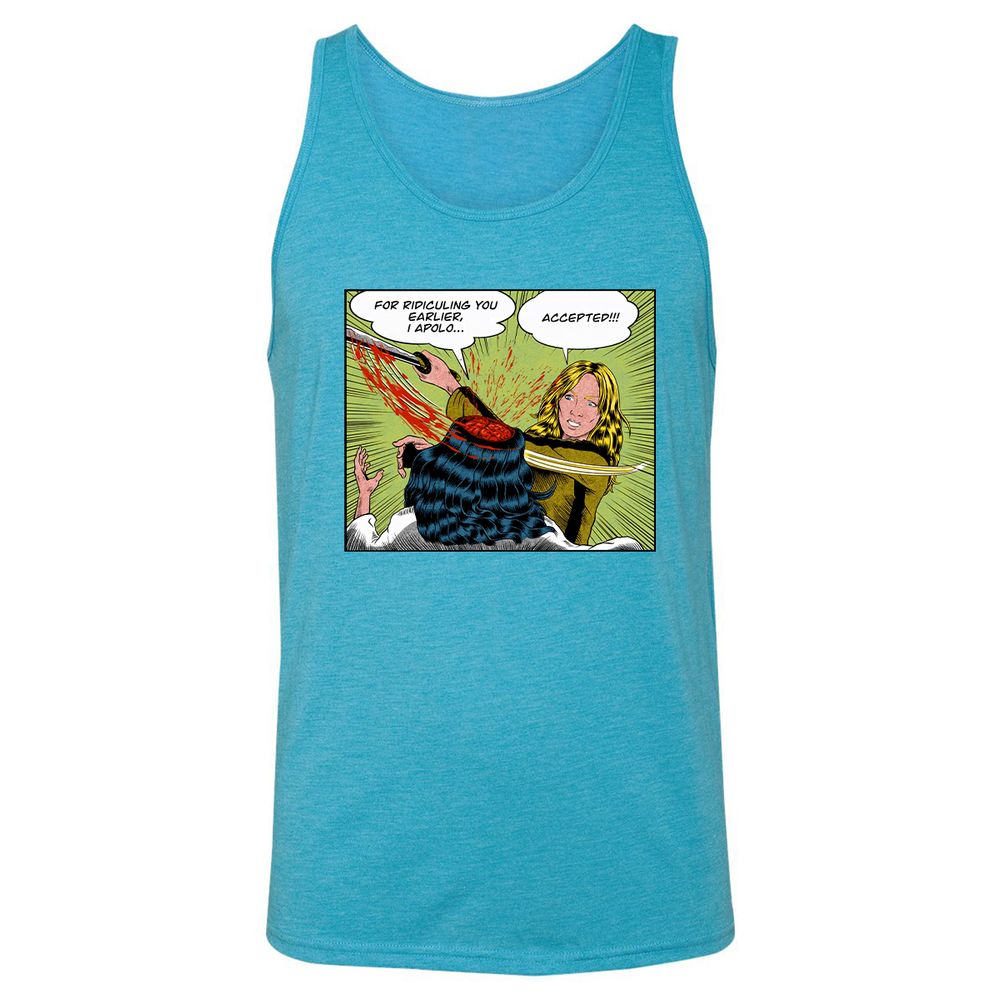 Unisex Jersey Tank - BPVL349H - Aqua Triblend - 3