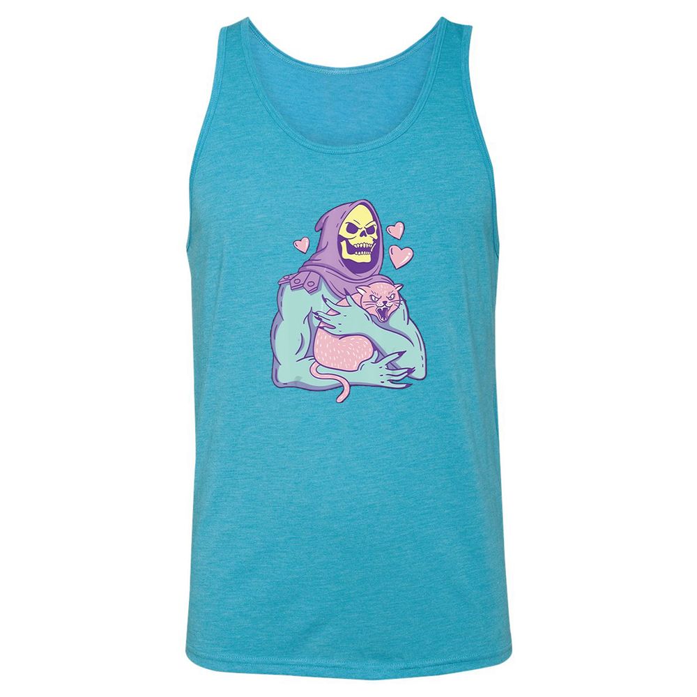 Unisex Jersey Tank - 2L5QPPF2 - Aqua Triblend - 3