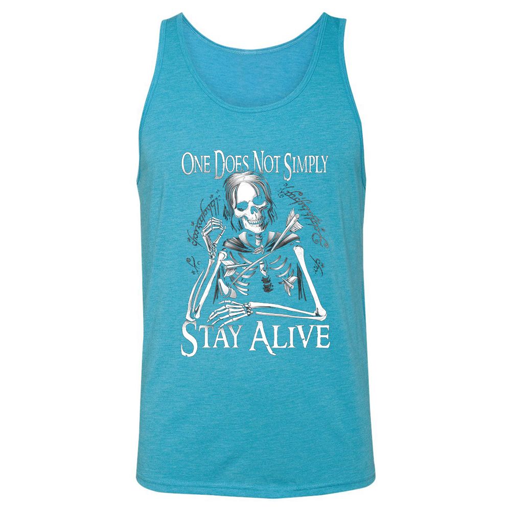 Unisex Jersey Tank - 738KFC7J - Aqua Triblend - 3