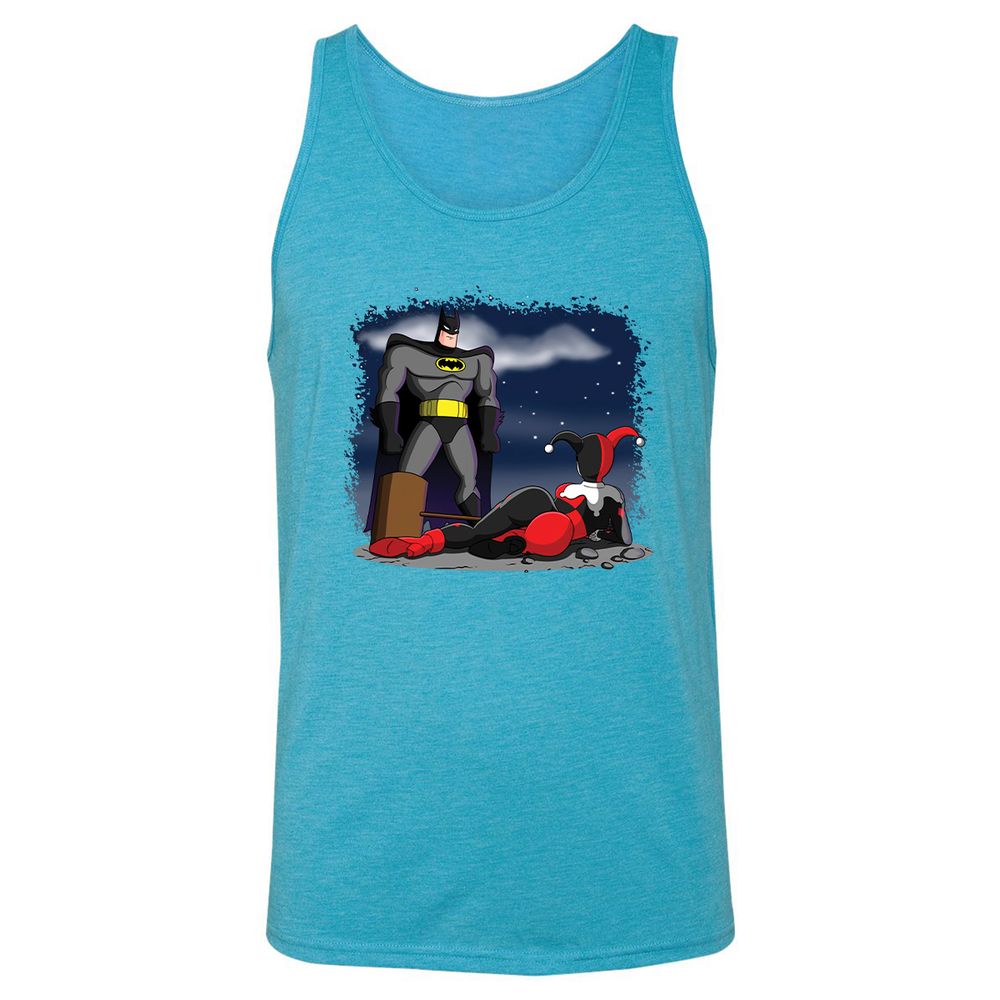 Unisex Jersey Tank - XVL94J3A - Aqua Triblend - 3
