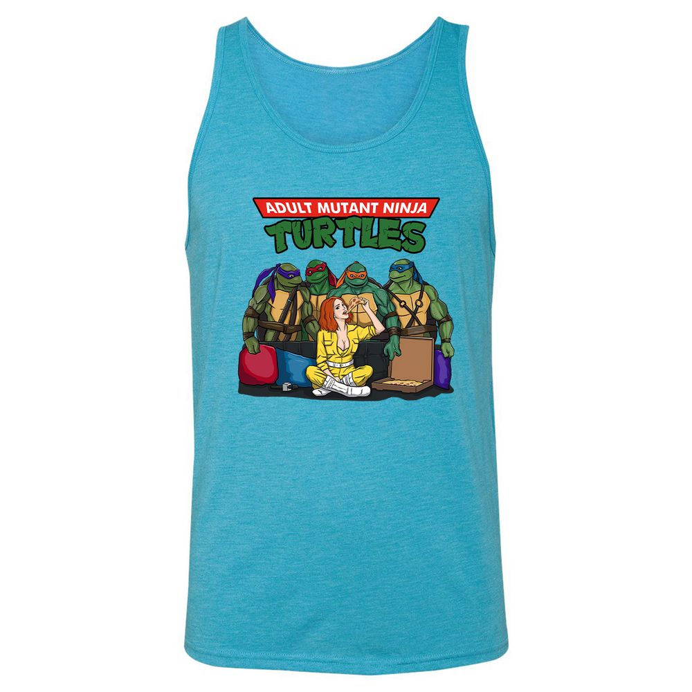 Unisex Jersey Tank - 28TPRWB4 - Aqua Triblend - 3