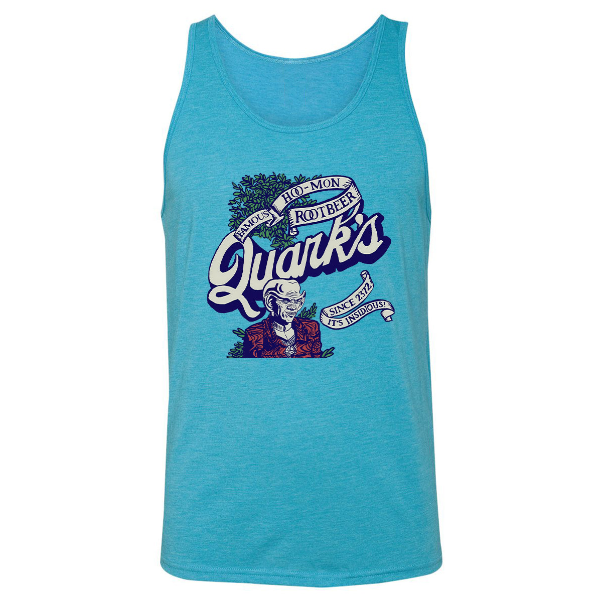 Unisex Jersey Tank - NHDS7CGJ - Aqua Triblend - 3