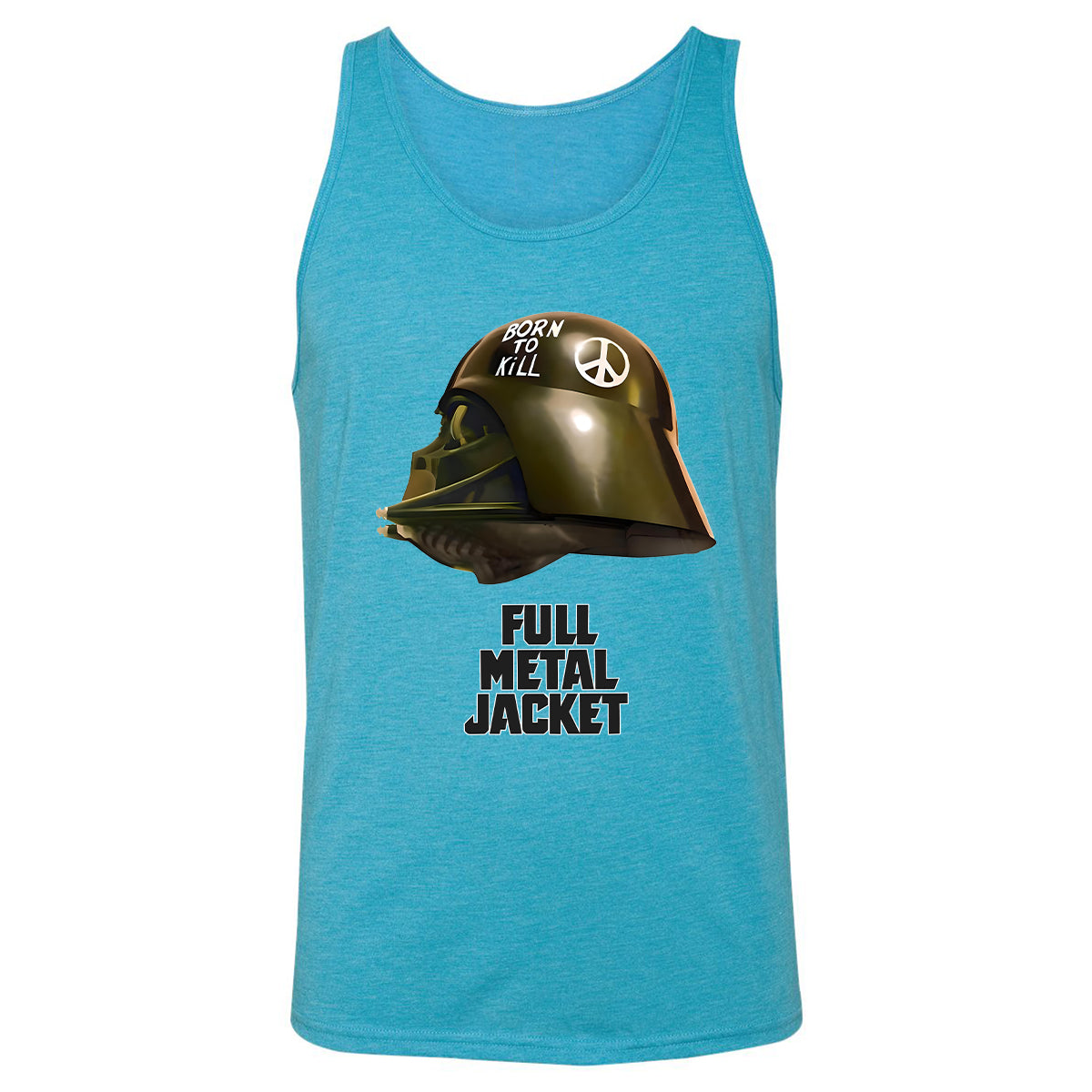 Unisex Jersey Tank - NVL91TYW - Aqua Triblend - 3