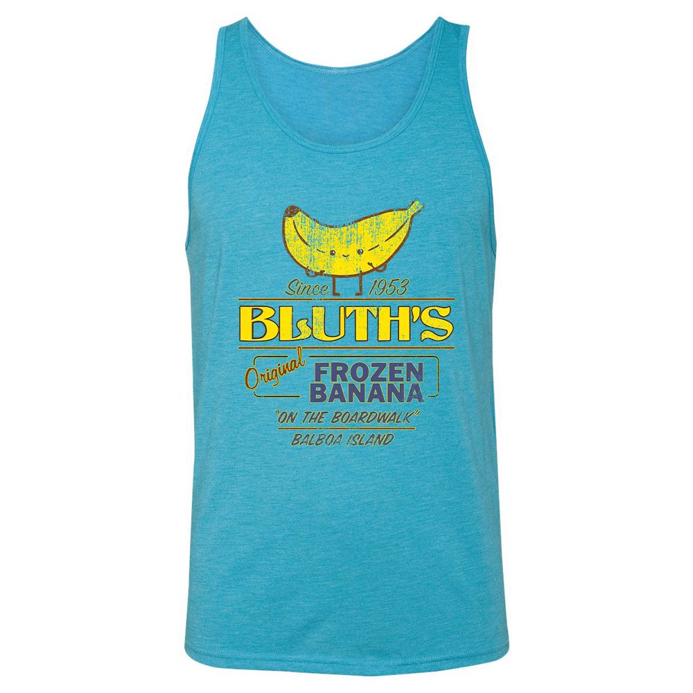 Unisex Jersey Tank - B7S8LSLE - Aqua Triblend - 3
