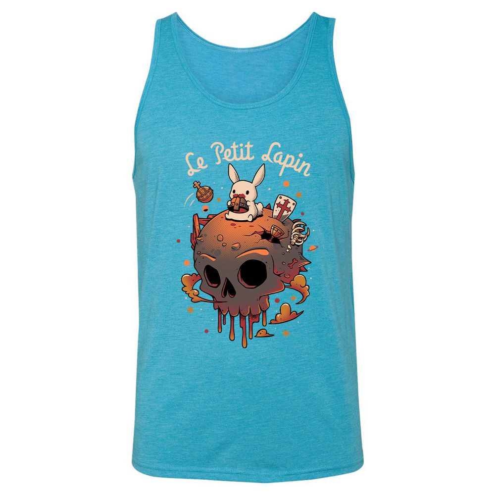 Unisex Jersey Tank - VEPLFMVA - Aqua Triblend - 3