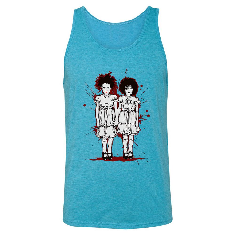 Unisex Jersey Tank - Z7GDLBHW - Aqua Triblend - 3