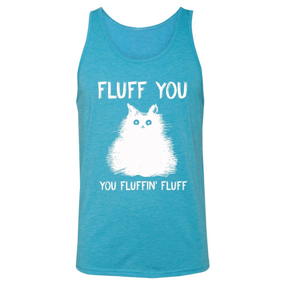 Unisex Jersey Tank - UDH8KKFA - Aqua Triblend - 3