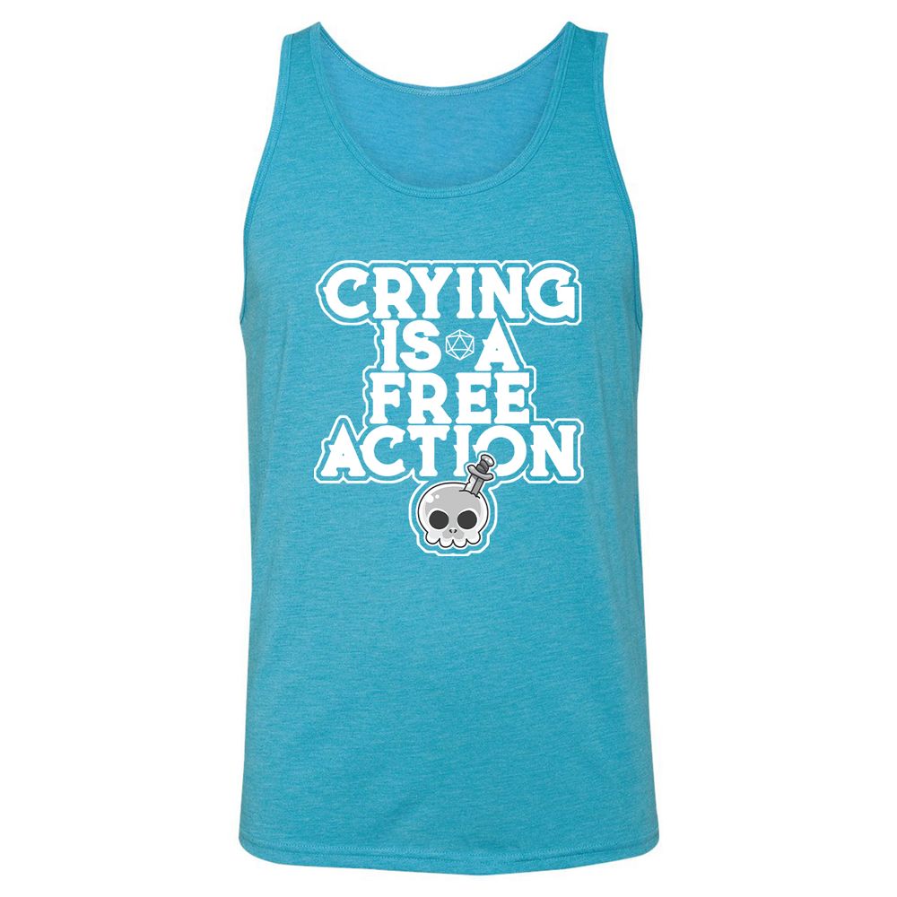 Unisex Jersey Tank - 9TRSW77J - Aqua Triblend - 3