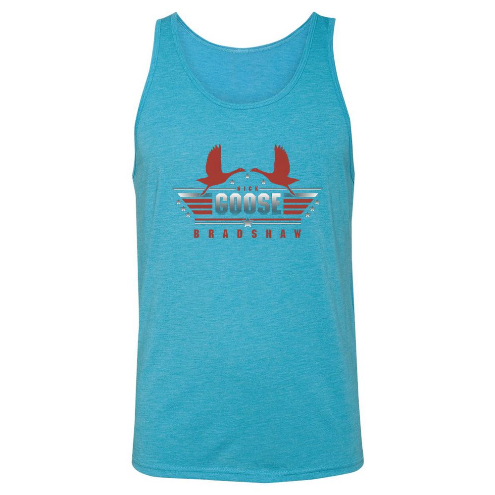 Unisex Jersey Tank - DN2XQGA8 - Aqua Triblend - 3