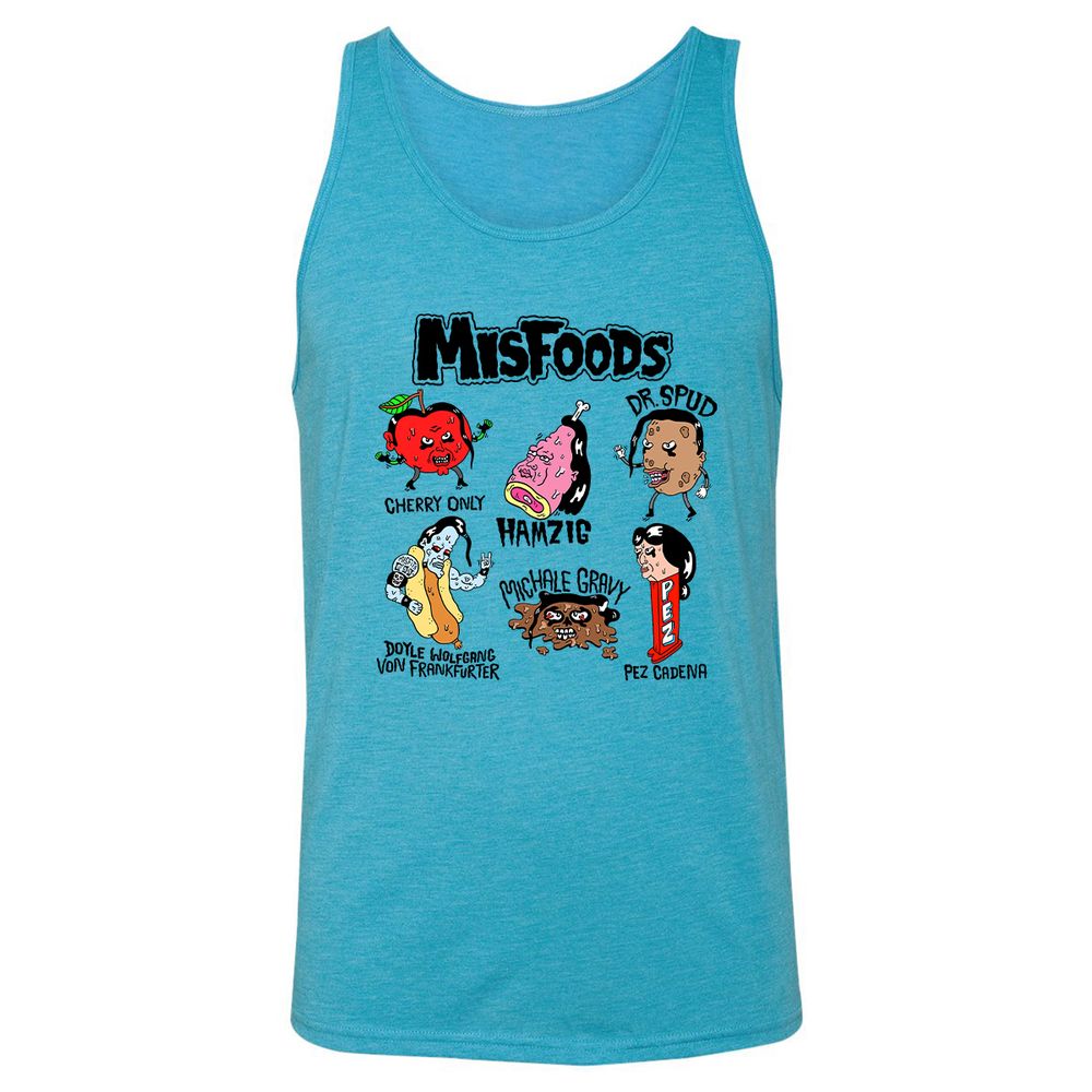 Unisex Jersey Tank - XHGAMV9S - Aqua Triblend - 3