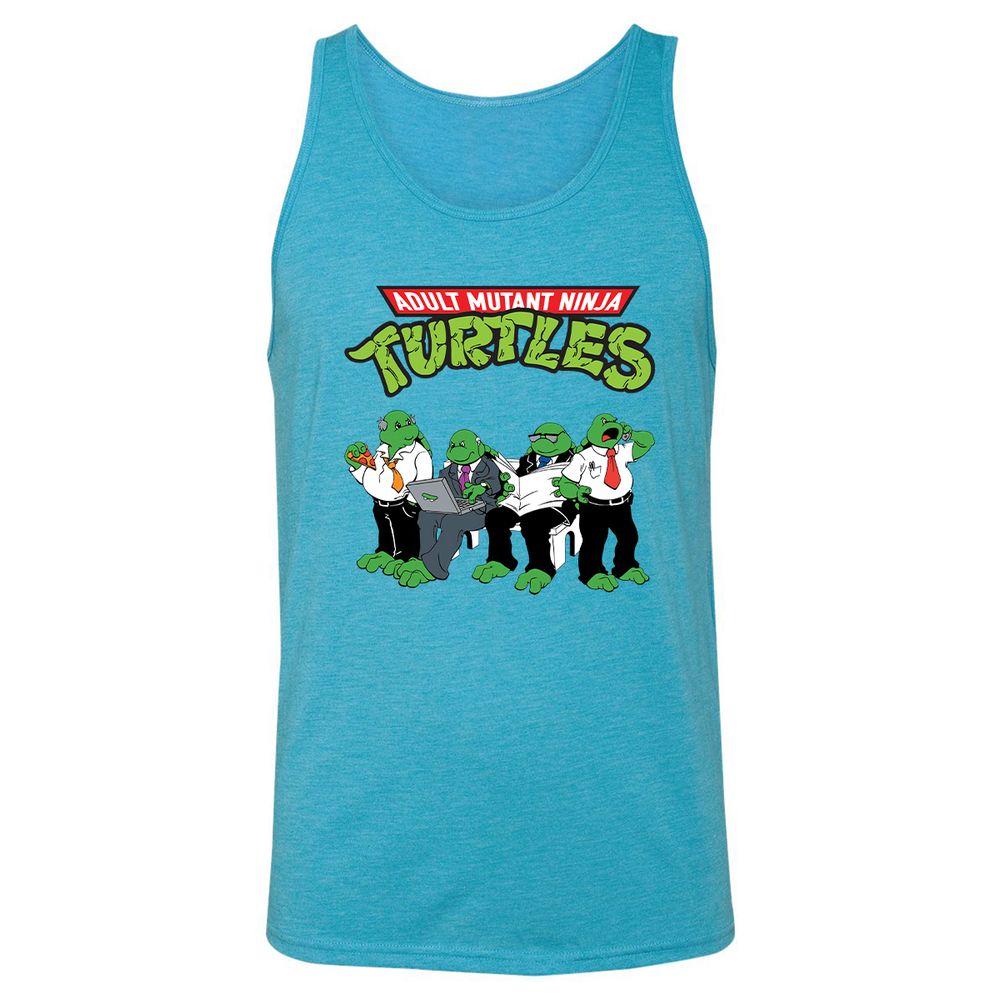 Unisex Jersey Tank - L6DNJQDZ - Aqua Triblend - 3