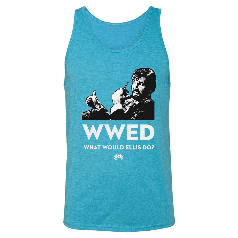 Unisex Jersey Tank - TECXE1R5 - Aqua Triblend - 3
