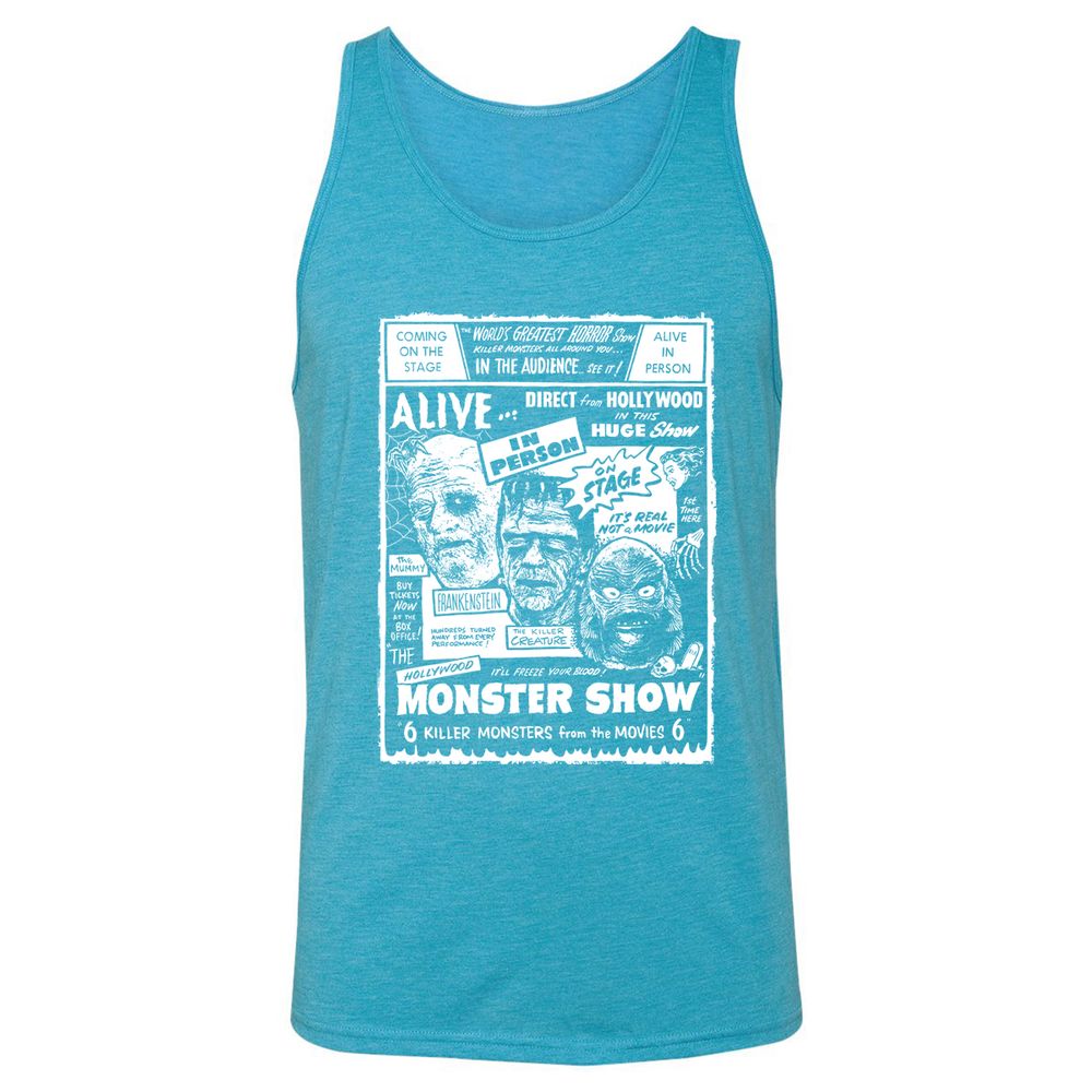 Unisex Jersey Tank - 5X2UL63Q - Aqua Triblend - 3