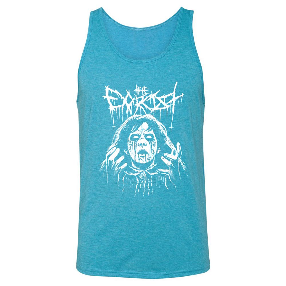 Unisex Jersey Tank - N7UDQQKS - Aqua Triblend - 3