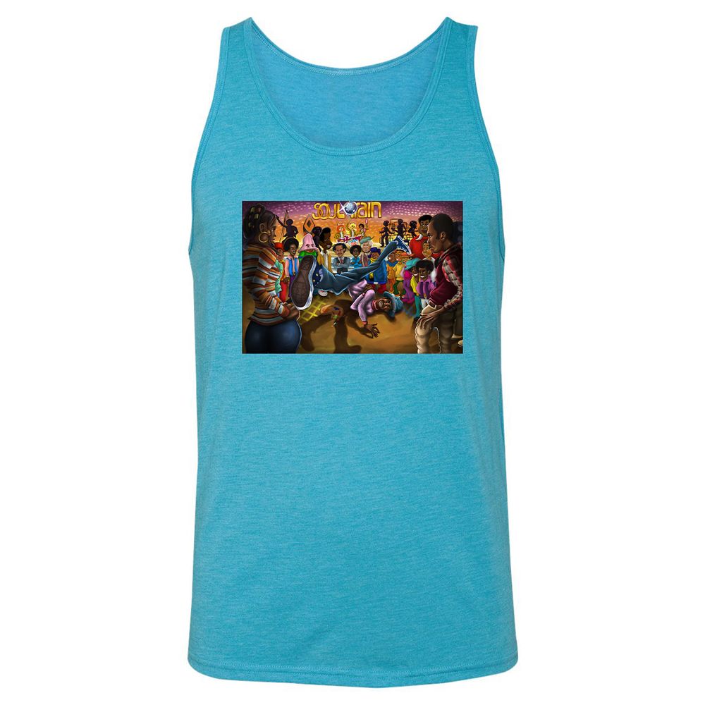 Unisex Jersey Tank - UTC9JBL3 - Aqua Triblend - 3