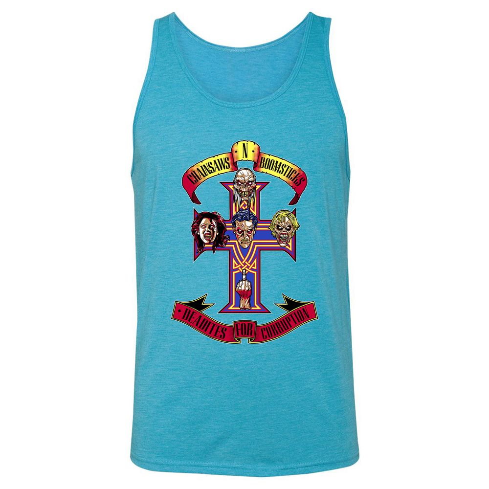 Unisex Jersey Tank - RBK5R8WM - Aqua Triblend - 3