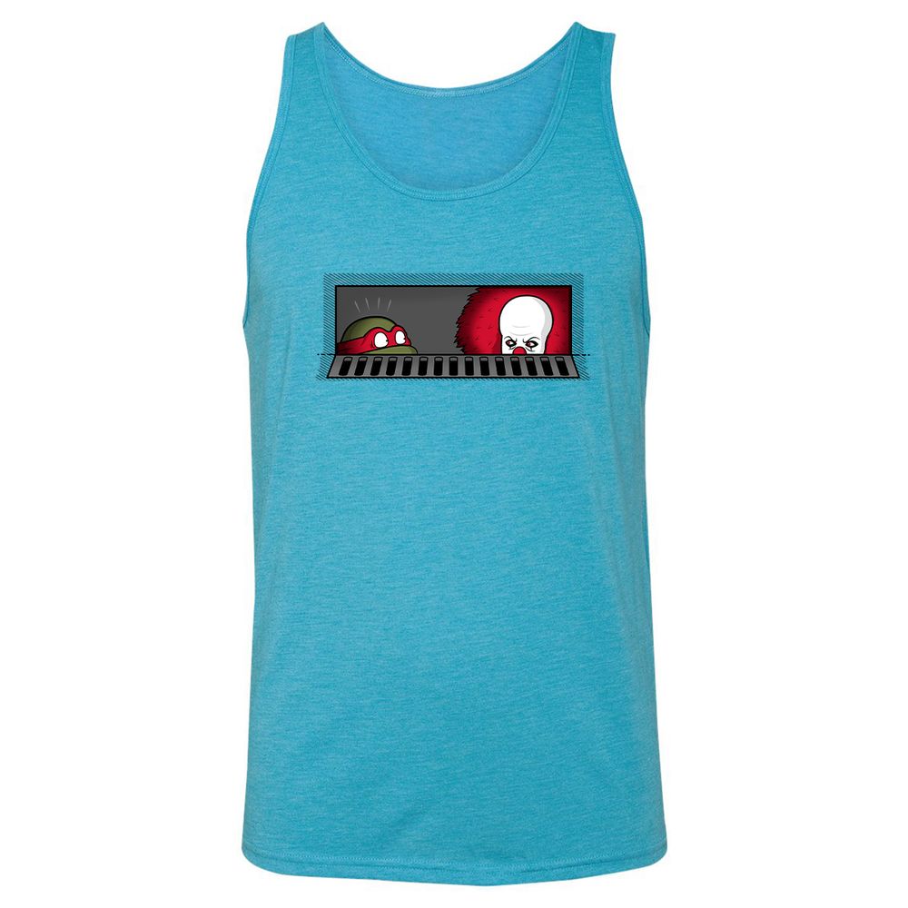 Unisex Jersey Tank - SSA9B1QQ - Aqua Triblend - 3