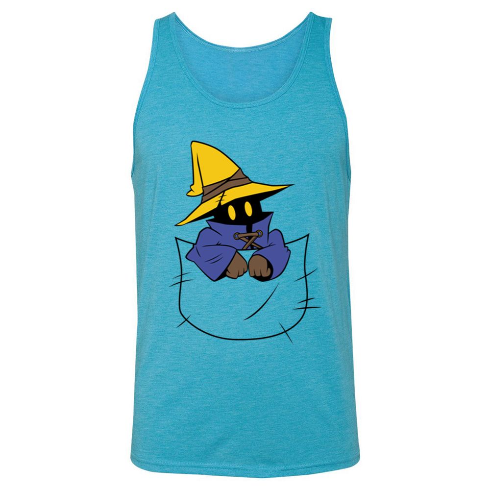 Unisex Jersey Tank - DWUB7J3P - Aqua Triblend - 3