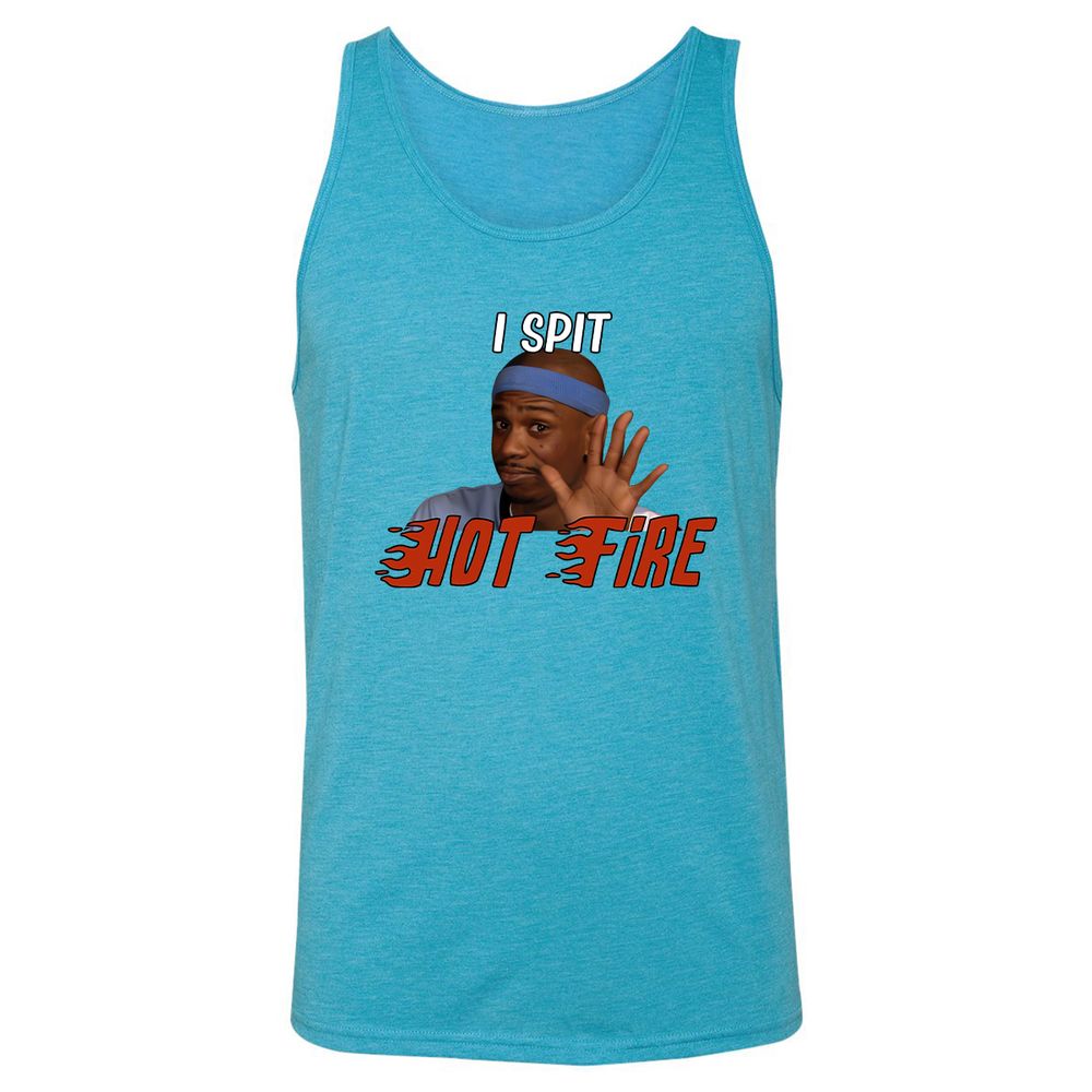 Unisex Jersey Tank - F95R7F6E - Aqua Triblend - 3