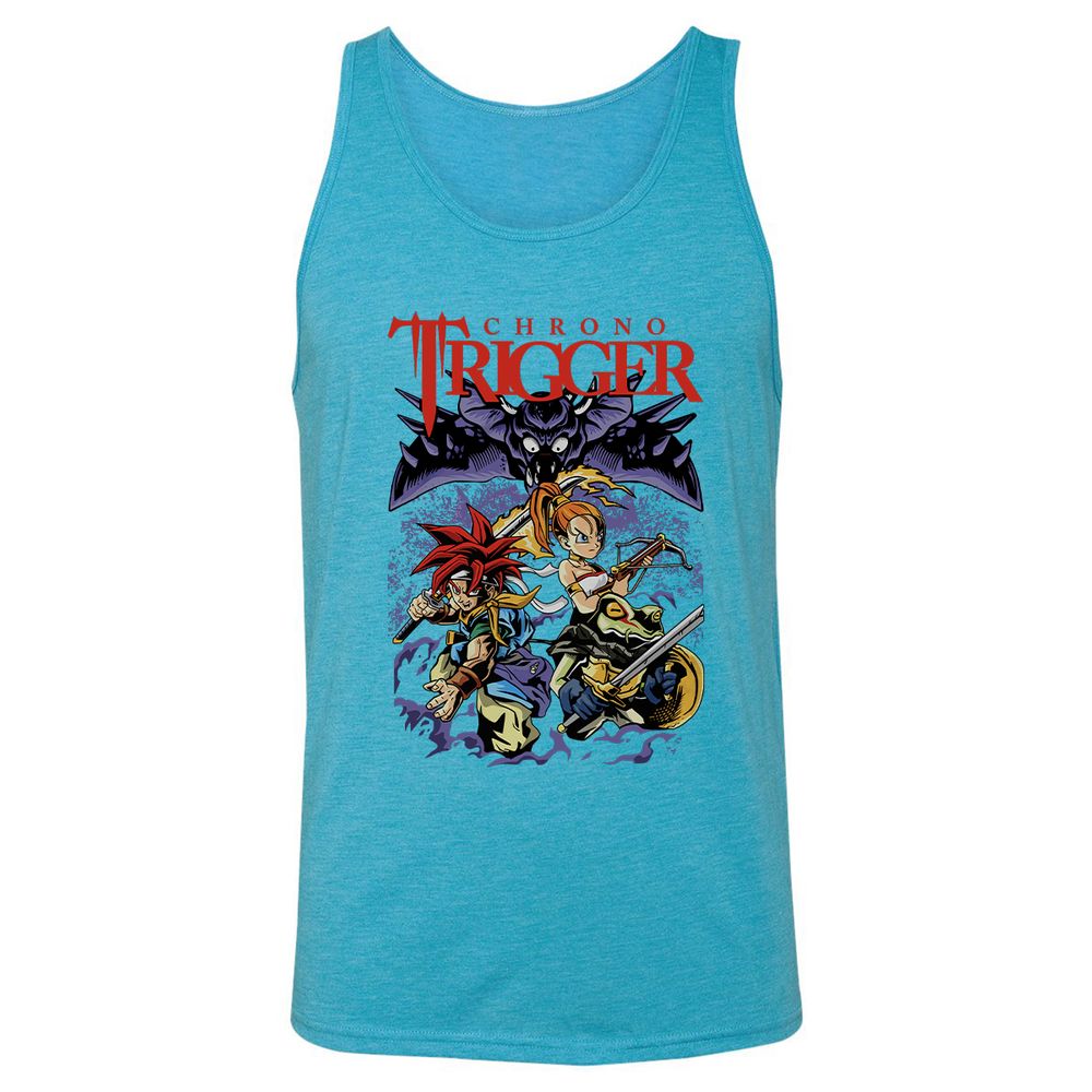 Unisex Jersey Tank - A34RR6CD - Aqua Triblend - 3