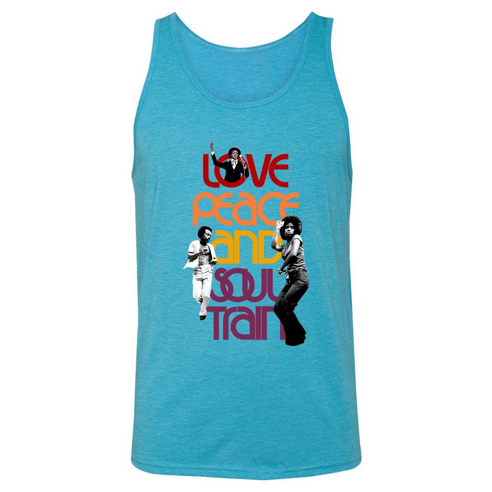 Unisex Jersey Tank - LGNULZAV - Aqua Triblend - 3