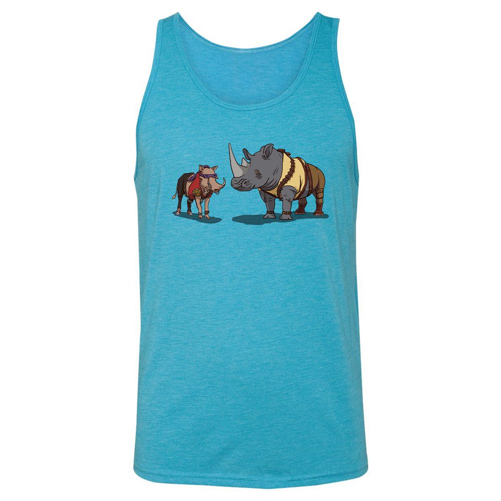 Unisex Jersey Tank - A5F91XDD - Aqua Triblend - 3