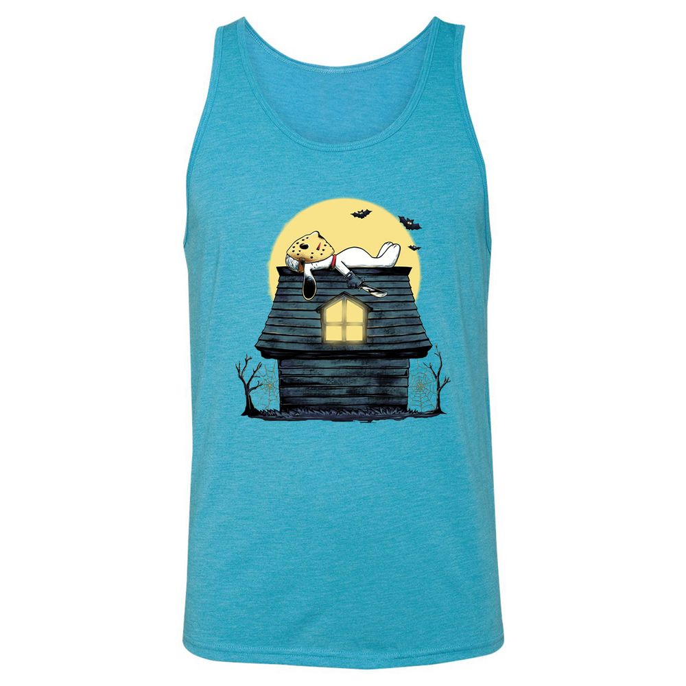 Unisex Jersey Tank - E5V1T672 - Aqua Triblend - 3