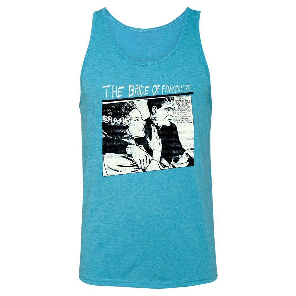 Unisex Jersey Tank - 7YQG8JMN - Aqua Triblend - 3