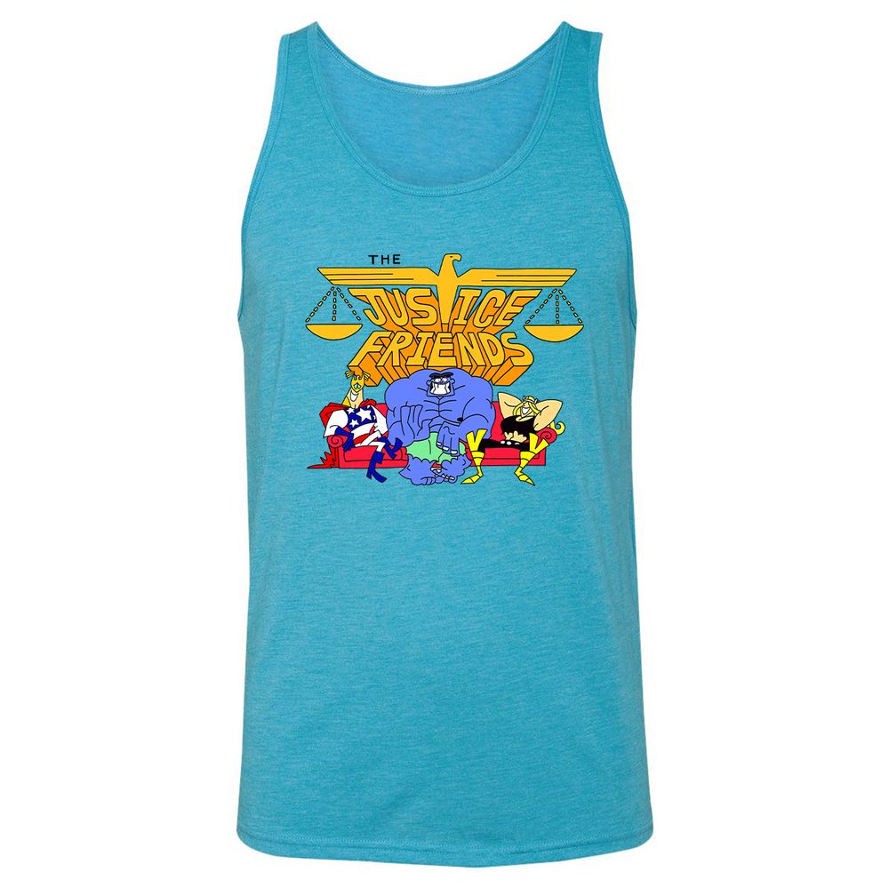Unisex Jersey Tank - 2T7CLWL4 - Aqua Triblend - 3