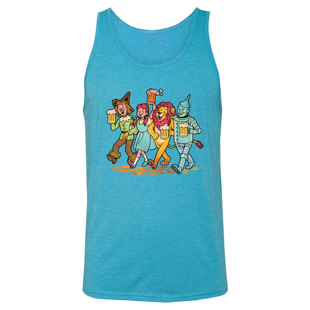 Unisex Jersey Tank - 4TQNMLNY - Aqua Triblend - 3