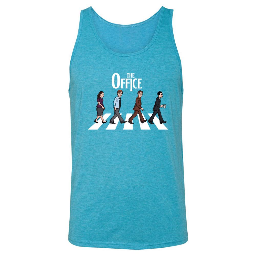Unisex Jersey Tank - M3937WES - Aqua Triblend - 3