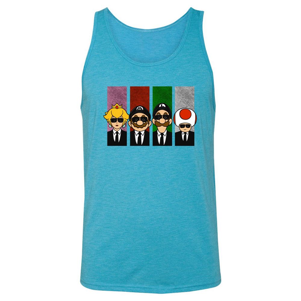 Unisex Jersey Tank - MGRSQZFY - Aqua Triblend - 3