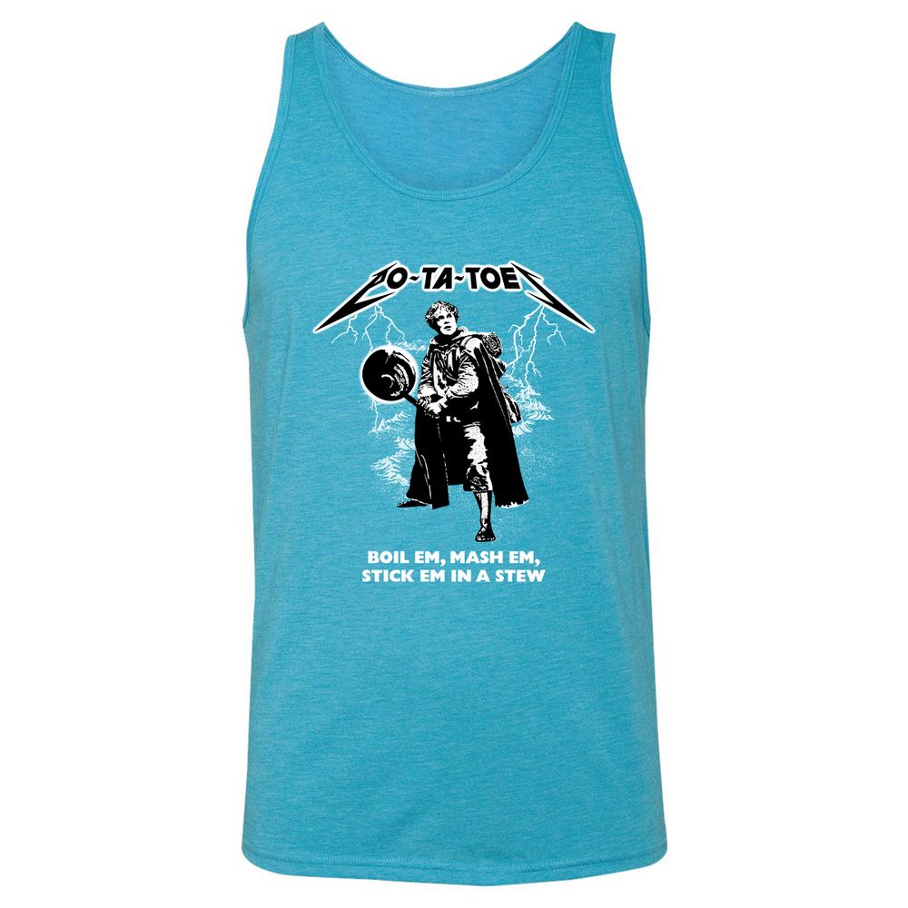 Unisex Jersey Tank - RF3SAS4E - Aqua Triblend - 3