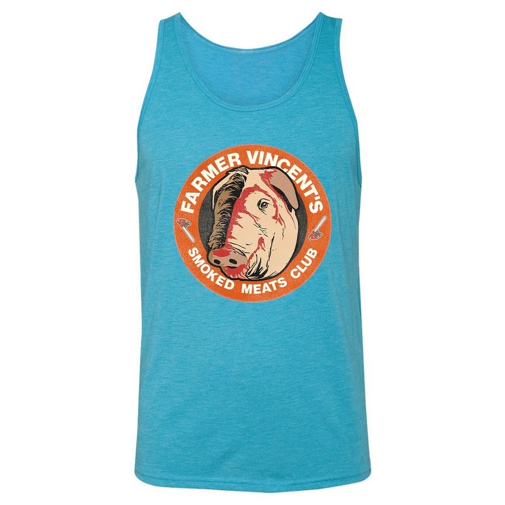 Unisex Jersey Tank - YX6BH6V1 - Aqua Triblend - 3