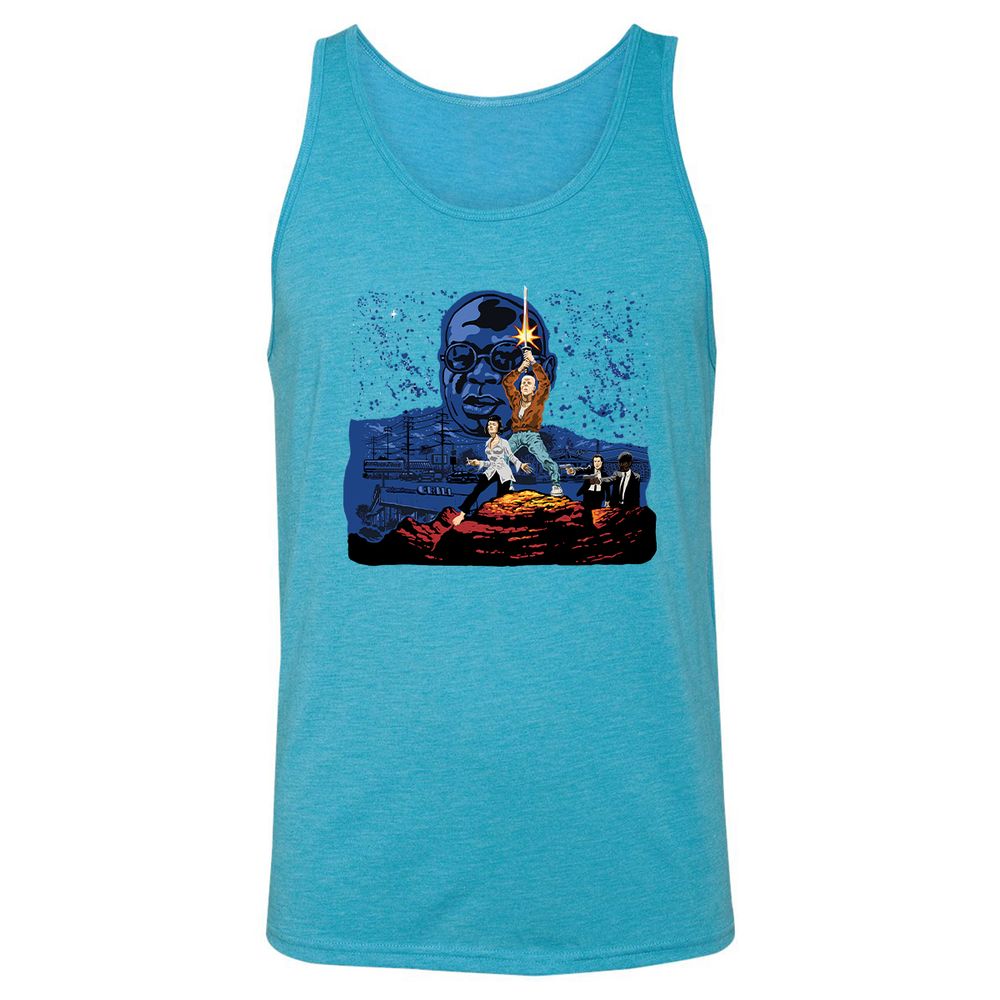 Unisex Jersey Tank - 2Q5QTPZJ - Aqua Triblend - 3