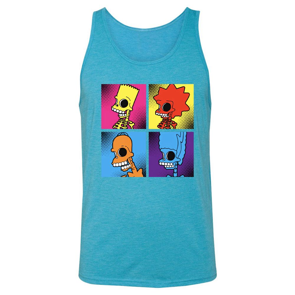 Unisex Jersey Tank - 9JT7C9ZV - Aqua Triblend - 3