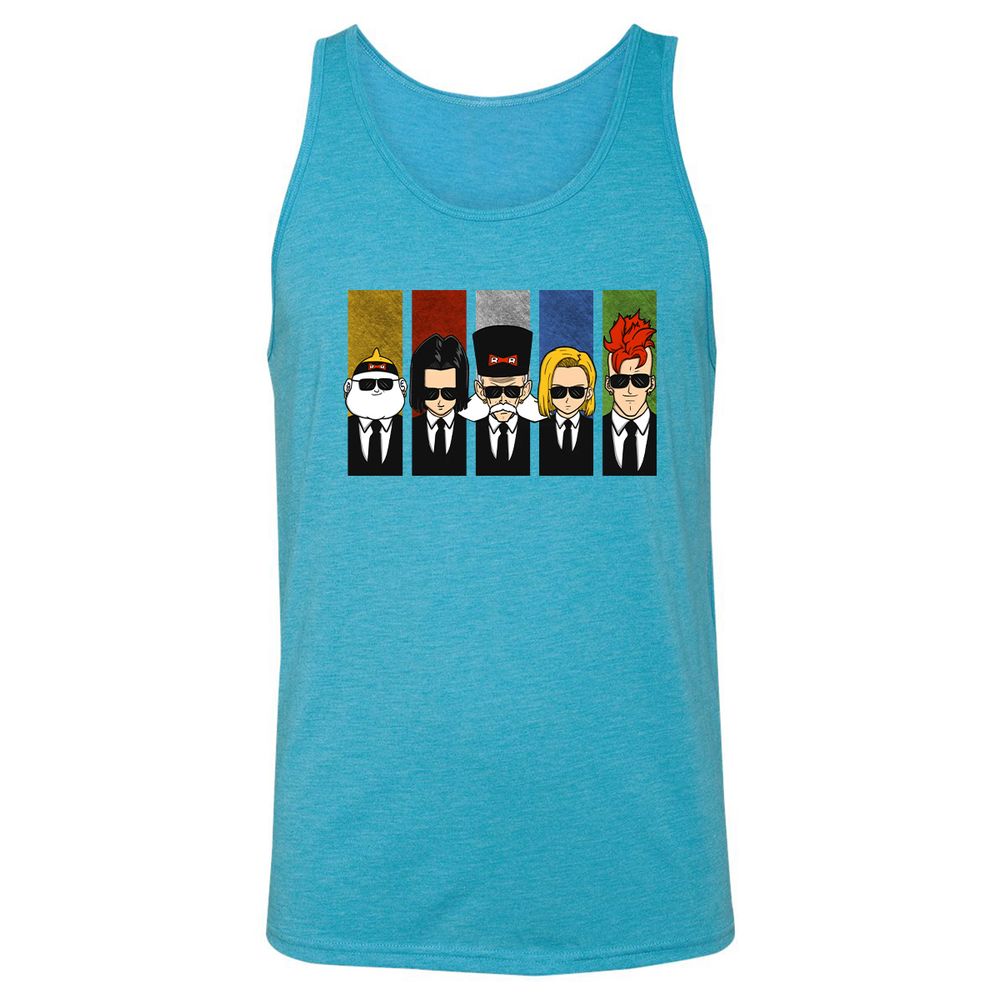 Unisex Jersey Tank - SU6JJZDF - Aqua Triblend - 3