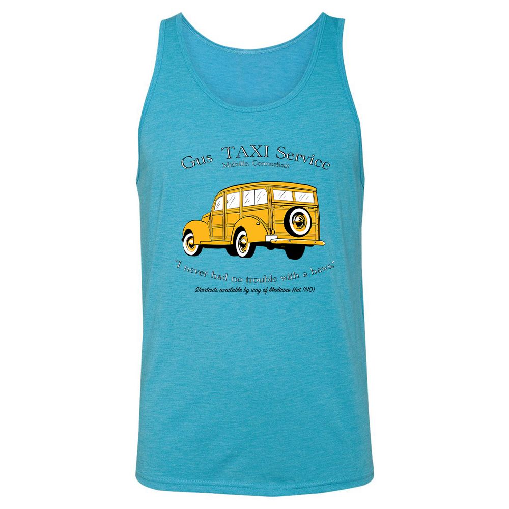 Unisex Jersey Tank - TJMGKZDT - Aqua Triblend - 3