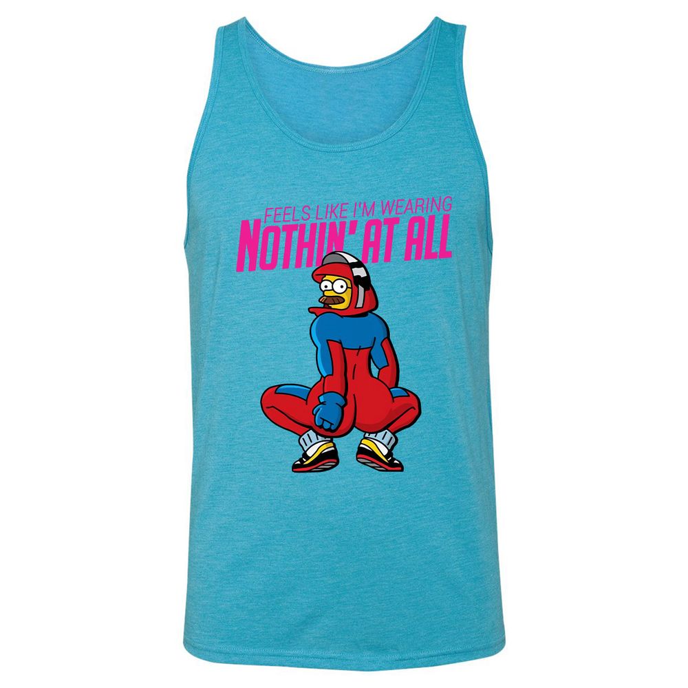 Unisex Jersey Tank - L7J32DDU - Aqua Triblend - 3